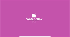 Desktop Screenshot of contentbox.org