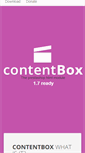 Mobile Screenshot of contentbox.org